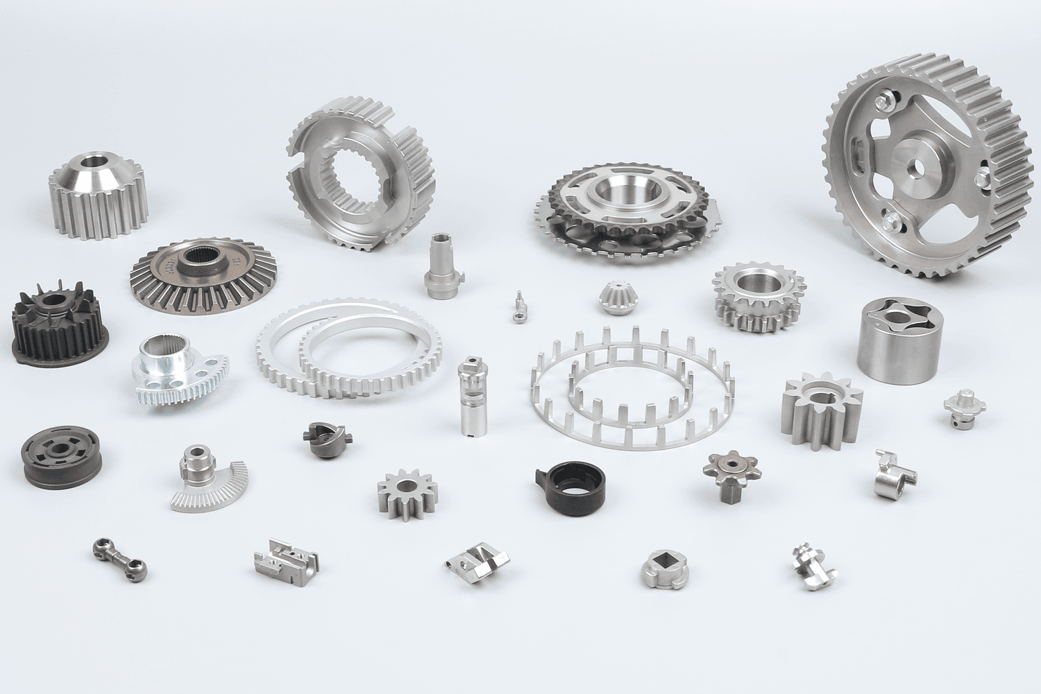 Ferrous metals products including industrial steel components and profiles